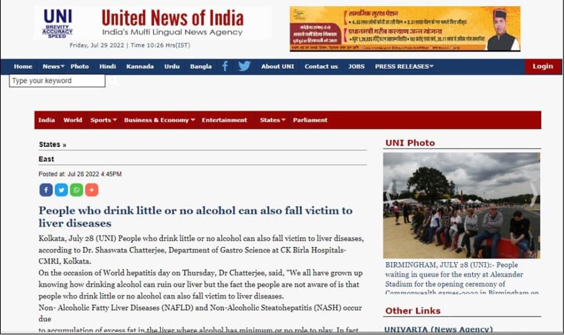 People who drink little or no alcohol can also fall victim to liver diseases