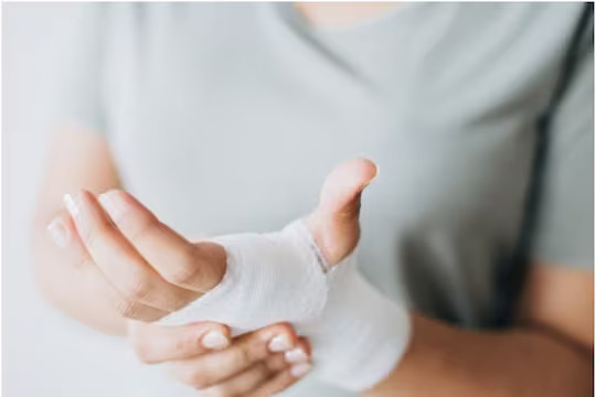 There is a risk of hand injury during the festive season